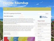 Tablet Screenshot of floridaroundup.org